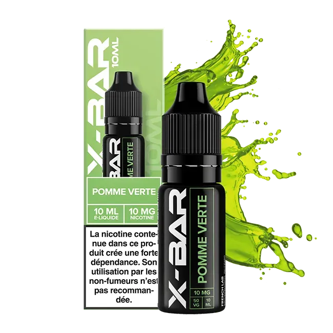 X-Bar Pomme Verte e-væske 10 ml grønt eple