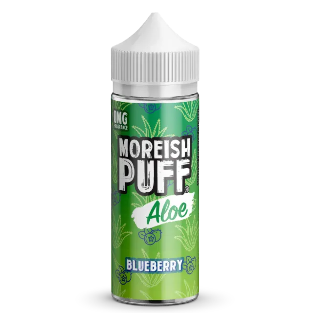 Moreish Puff Blueberry Aloe 100ml e-juice blåbær