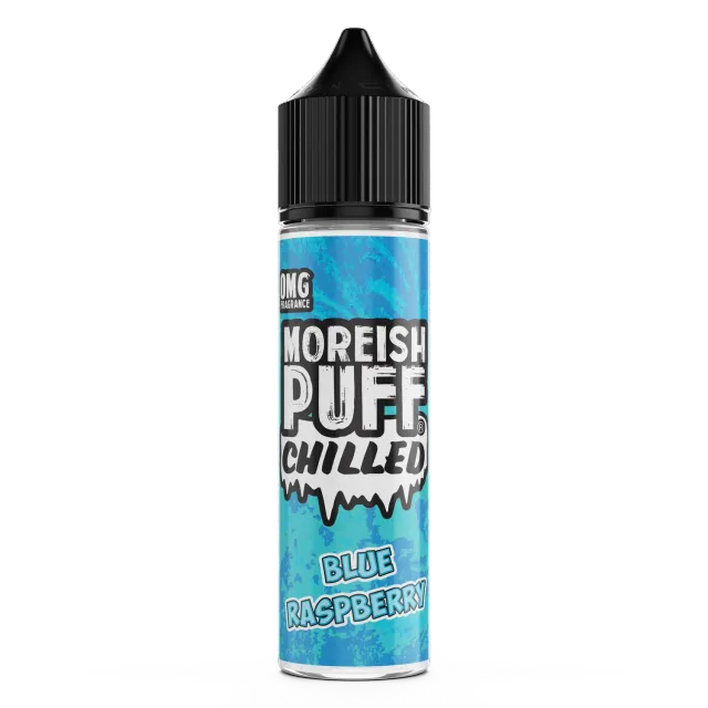 Moreish Puff Blue Raspberry Chilled 50ml shortfill e-væske 0mg is
