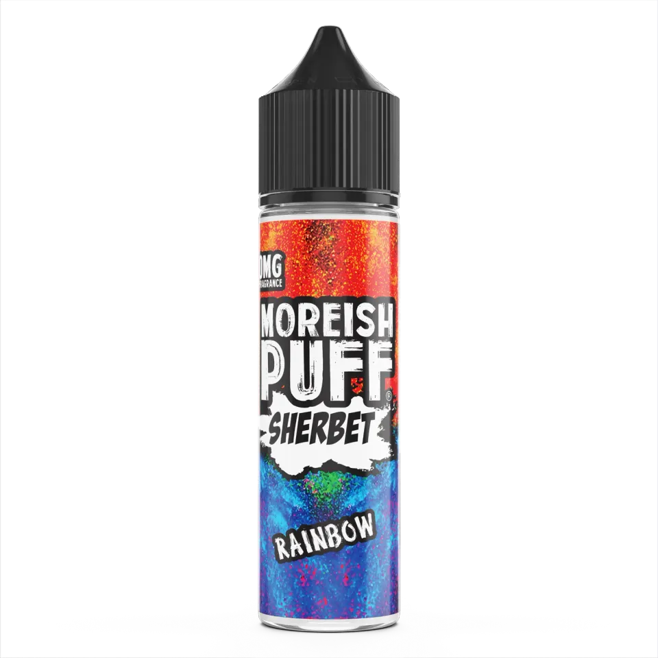 Moreish Puff Sherbet Rainbow shortfill 50ml 0mg fizzy