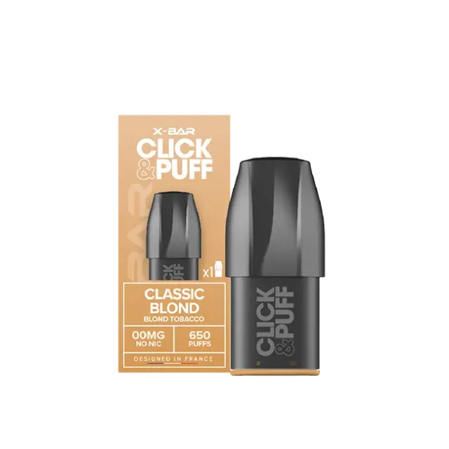 X-Bar Click & Puff Tabac Blond pod 2 ml tobakk