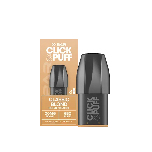 X-Bar Click & Puff Tabac Blond pod 2 ml tobakk