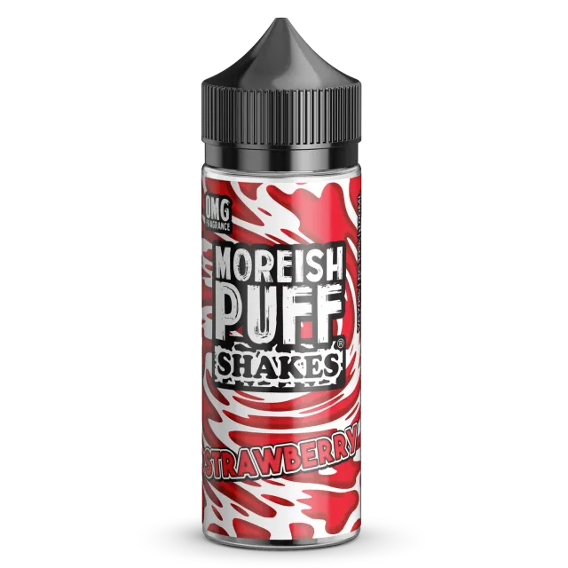 Moreish Puff Shakes Strawberry e-væske 100ml milkshake