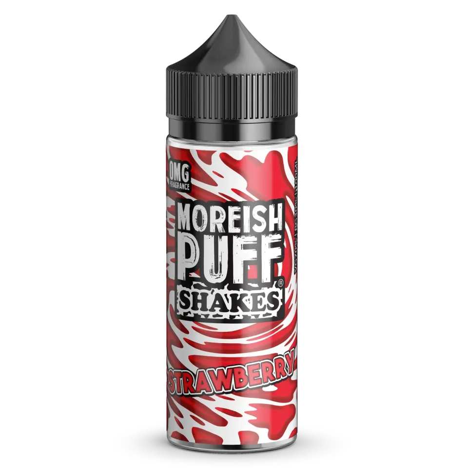 Moreish Puff Shakes Strawberry e-væske 100ml milkshake