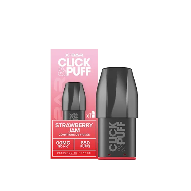 Click & Puff Confiture de Fraise pod 2 ml jordbær