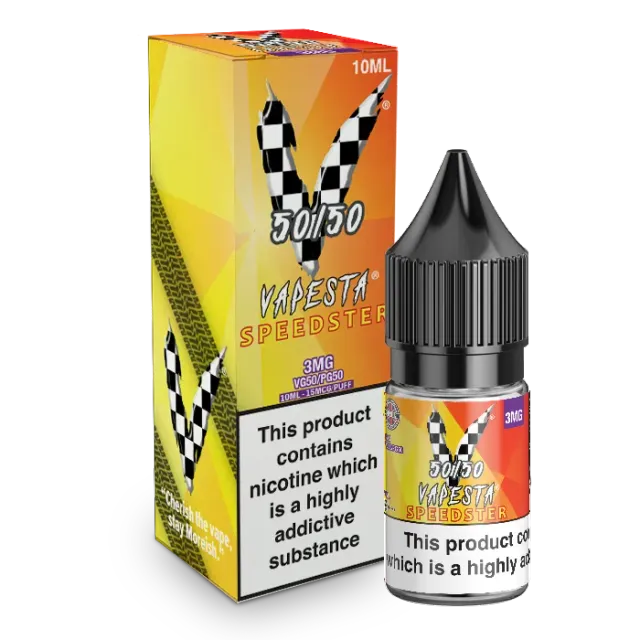 Vapesta Speedster e-væske 10ml 50/50 frisk