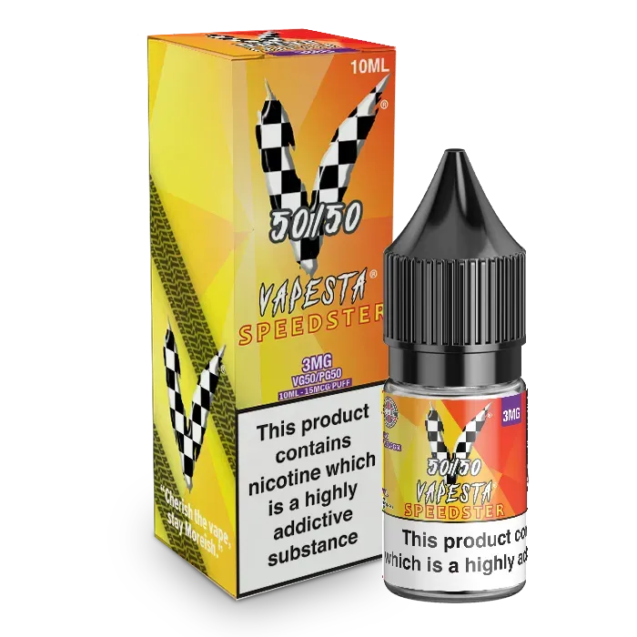Vapesta Speedster e-væske 10ml 50/50 frisk