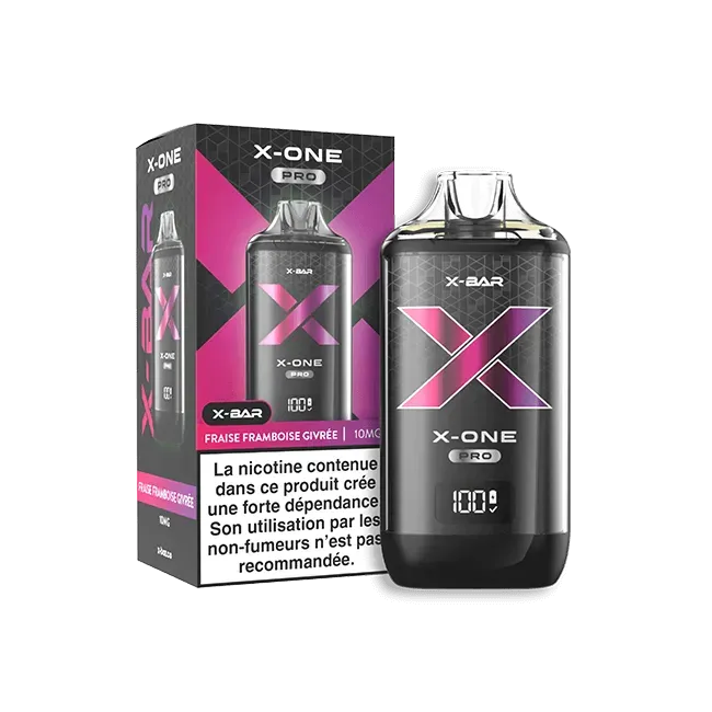 X-Bar X-One Pro vape kit Fraise Framboise 15000