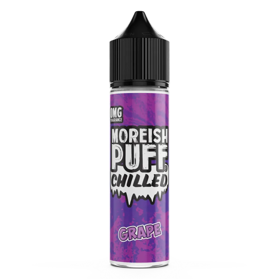 Moreish Puff Chilled Grape e-væske 50ml 0mg isdrue