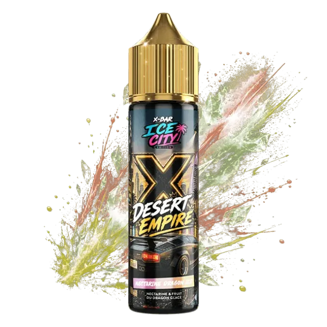 X-Bar Ice City Nektarin Drage e-væske 50 ml is