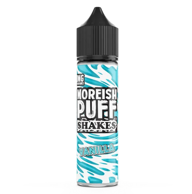 Moreish Puff Shakes Vanilla e-juice 50ml kremet vanilje