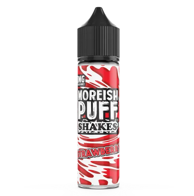 Moreish Puff Shakes Strawberry e-væske 50ml milkshake