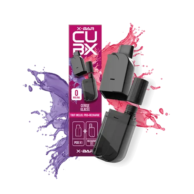 X-Bar CUBX Cerise Glacée pods 11ml kirsebær