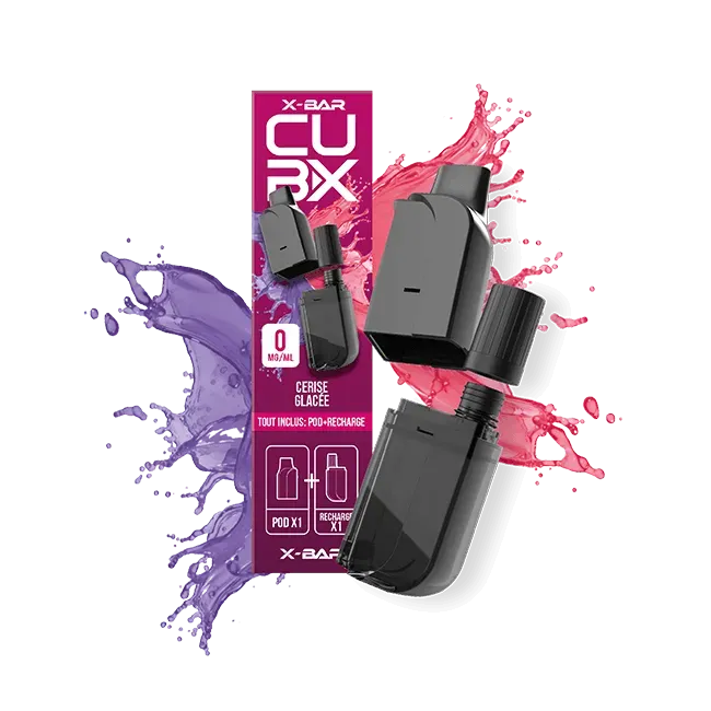 X-Bar CUBX Cerise Glacée pods 11ml kirsebær
