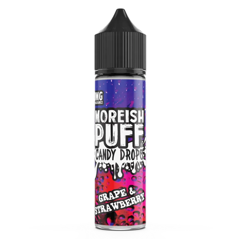 Moreish Puff Candy Drops Grape Strawberry shortfill 50ml søt