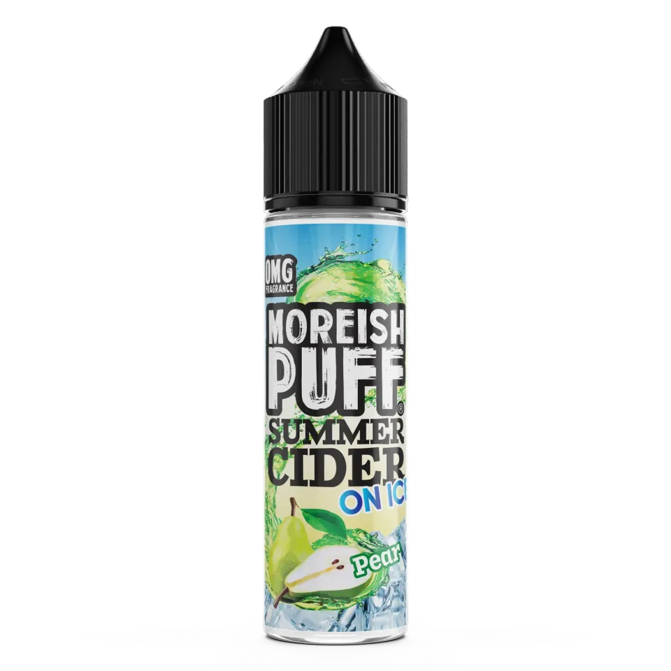 Moreish Puff Pear Summer Cider On Ice e-juice 50ml is