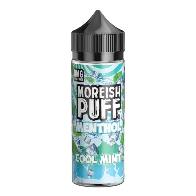 Moreish Puff Cool Mint 100ml shortfill 0mg mentol mynte