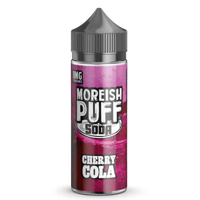 Moreish Puff Soda Cherry Cola 100ml shortfill e-væske brus