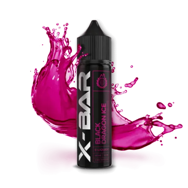 X-Bar Black Dragon Ice e-væske 50ml nikotinfri frisk