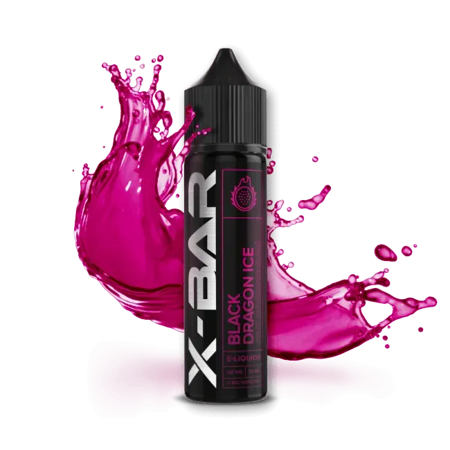 X-Bar Black Dragon Ice e-væske 50ml nikotinfri frisk