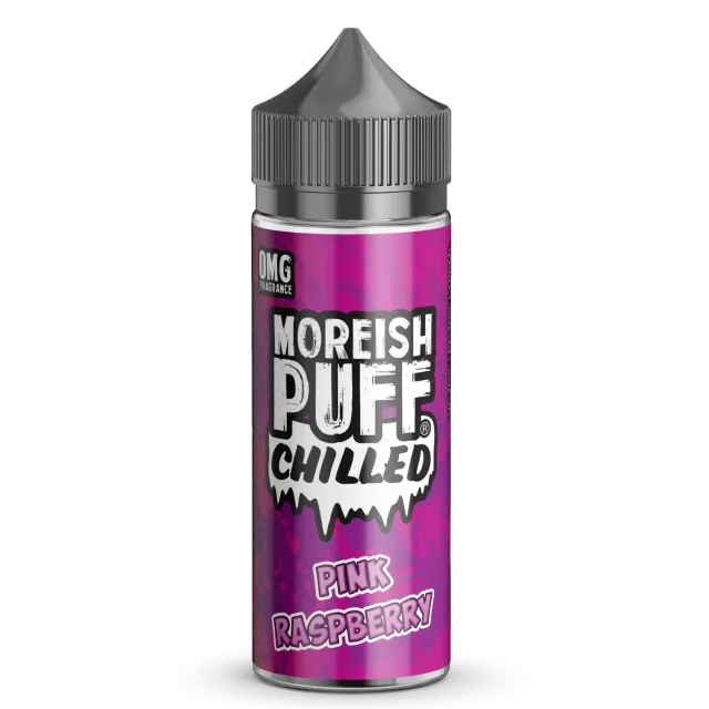 Moreish Puff Chilled Pink Raspberry e-væske 100ml is