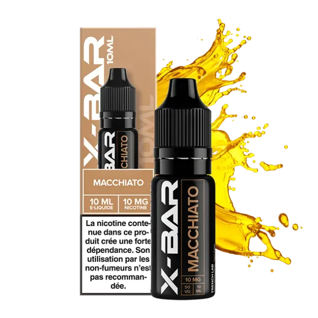 X-Bar Macchiatto e-væske 10 ml kaffe og melk