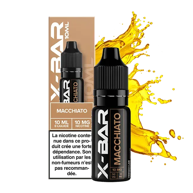 X-Bar Macchiatto e-væske 10 ml kaffe og melk