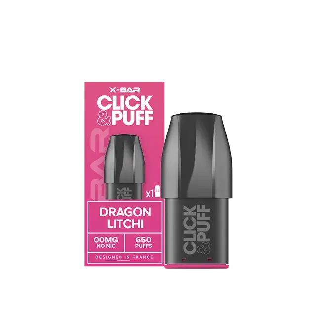 X-Bar Click & Puff Pod Dragefrukt Litchi 2ml