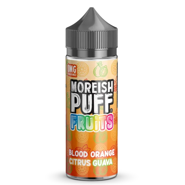 Moreish Puff Blood Orange Citrus Guava shortfill 100ml 0mg