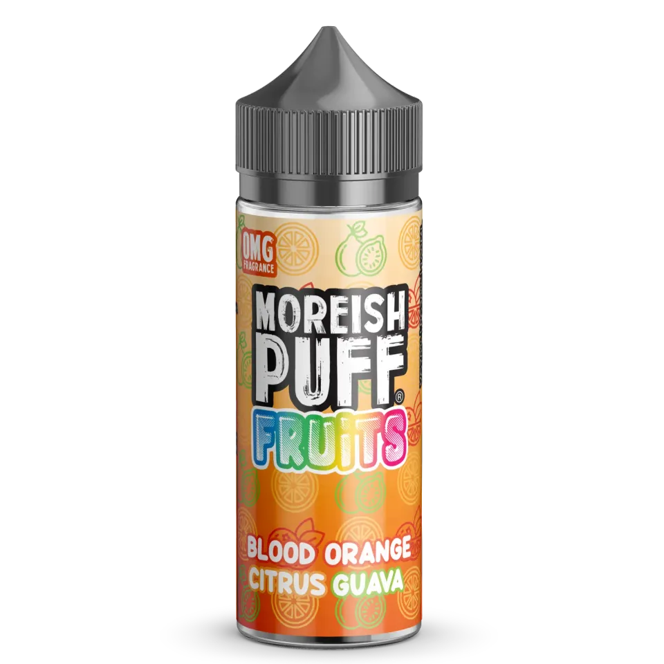 Moreish Puff Blood Orange Citrus Guava shortfill 100ml 0mg