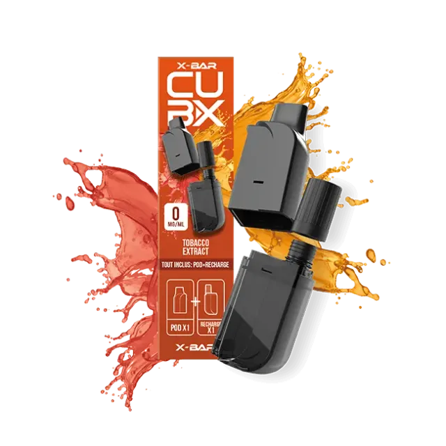 X-Bar CUBX Tobacco Extract pods 11 ml tobakk