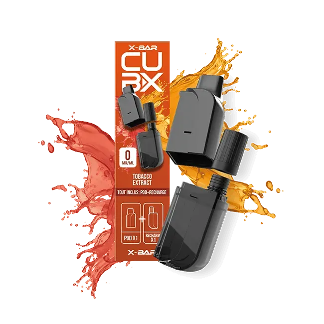 X-Bar CUBX Tobacco Extract pods 11 ml tobakk