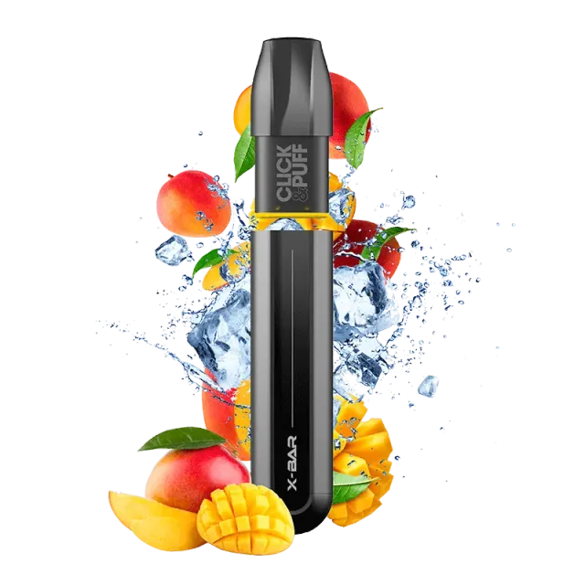 X-Bar Click & Puff Mangue Glacée vape kit mango-is