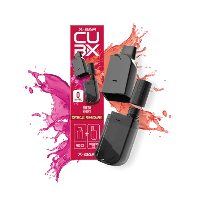 X-Bar Cubx 2 pods røde frukter 11ml blandet bær