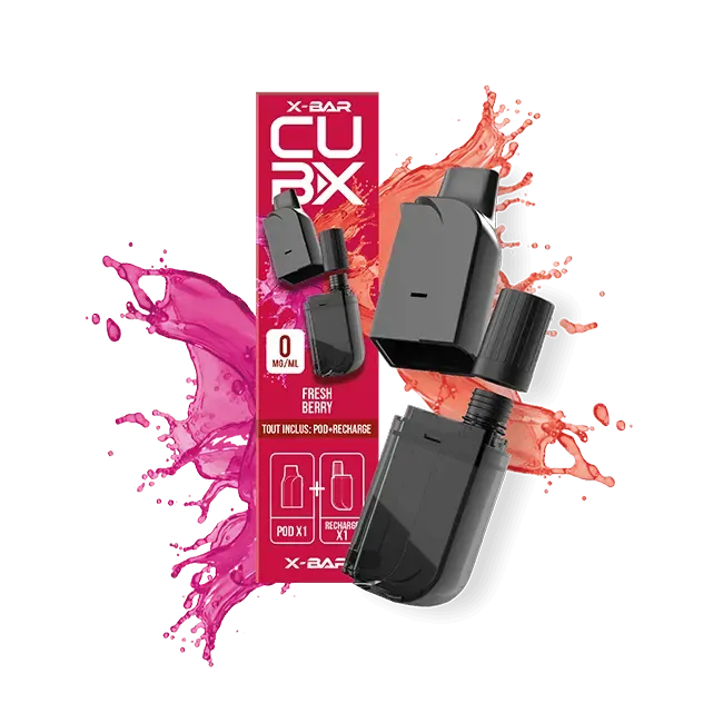 X-Bar Cubx 2 pods røde frukter 11ml blandet bær