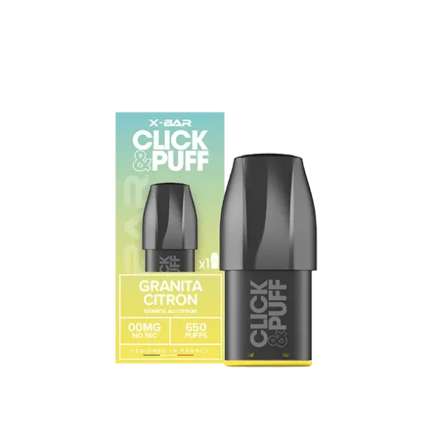 X-Bar Click & Puff pod 2ml granita sitron