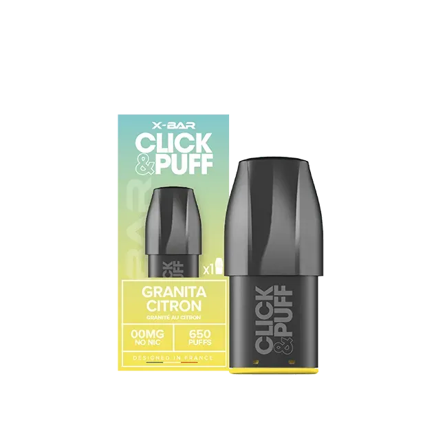 X-Bar Click & Puff pod 2ml granita sitron