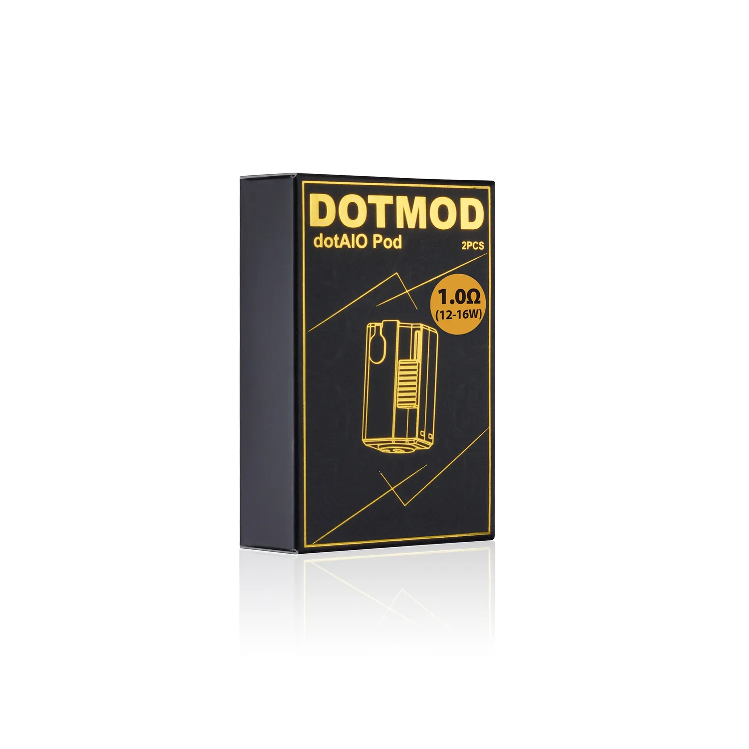 Dotmod dotAIO pod 0,6Ω 4ml justerbar luft 2-pakn