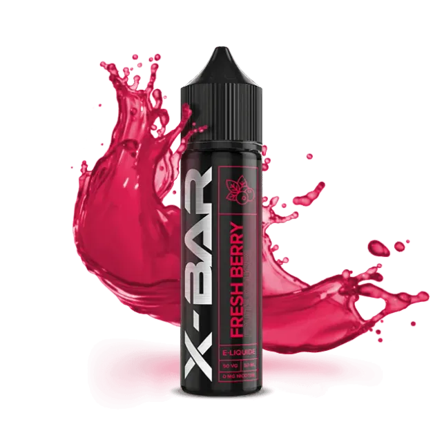 X-Bar Fruits Rouges e-væske 50ml nikotinfri røde bær