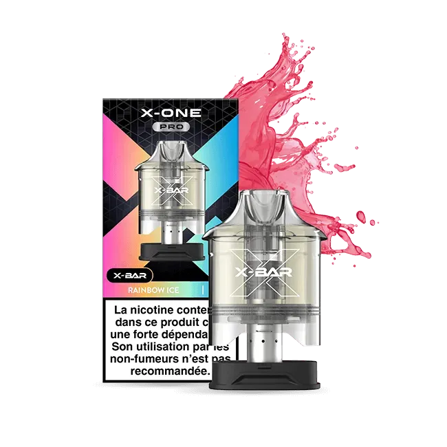 X-Bar X-ONE PRO pods Rainbow Ice 12 ml frukt is