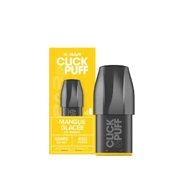 X-Bar Click & Puff Pod Mango Ice 2ml mango