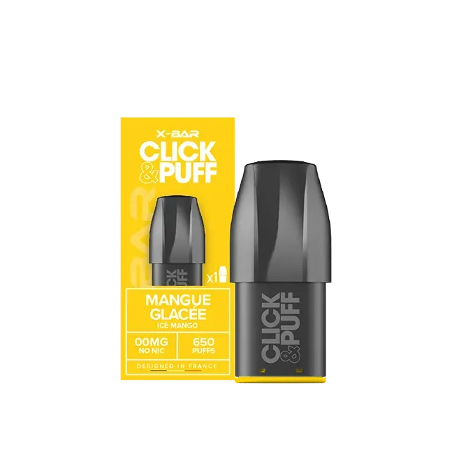 X-Bar Click & Puff Pod Mango Ice 2ml mango