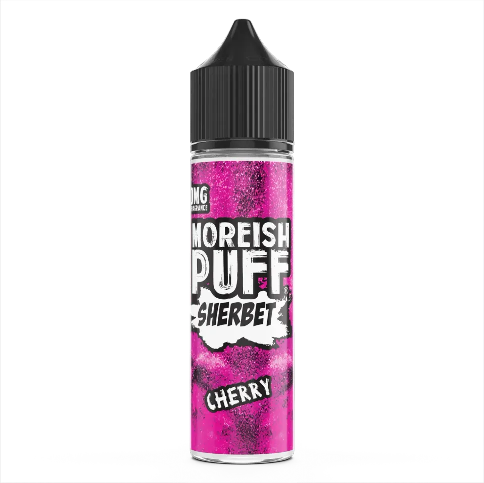 Moreish Puff Cherry Sherbet shortfill 50ml 0mg kirsebær