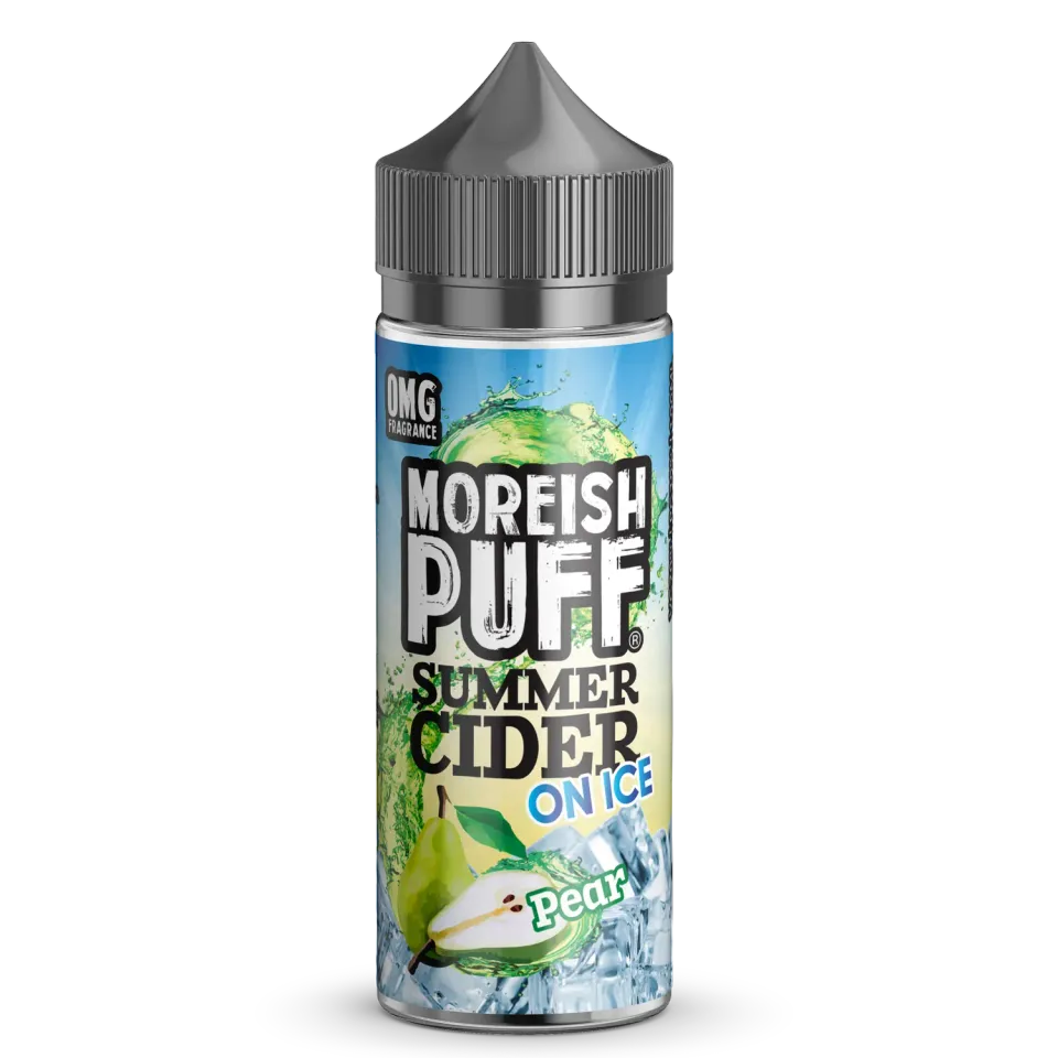 Moreish Puff Summer Cider on Ice Pear e-juice 100ml pære