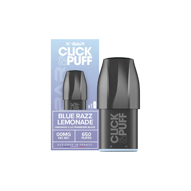 X-Bar Click & Puff pod Blue Razz Lemonade 2 ml