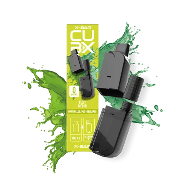X-Bar CubX Fizzy Melon pods 11ml ismelon