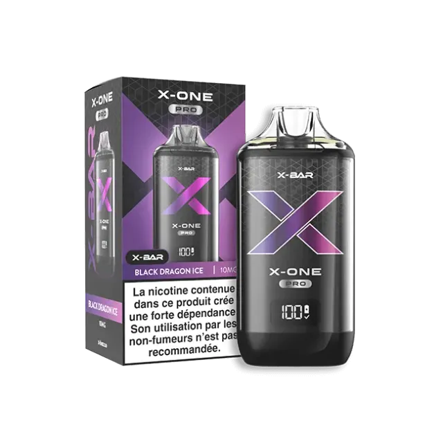 X-Bar X-One Pro Black Dragon Ice vape dragefrukt 12 ml