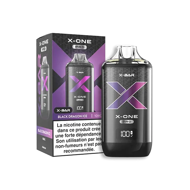 X-Bar X-One Pro Black Dragon Ice vape dragefrukt 12 ml