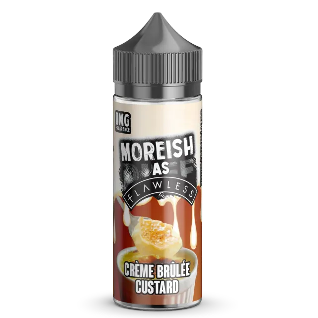 Moreish As Flawless Creme Brulee Custard 100ml shortfill vanilje
