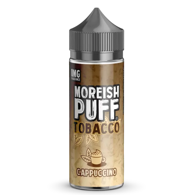 Moreish Puff Cappuccino Tobacco shortfill e-væske 100ml kaffe